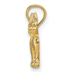 14k Terrier Dog Pendant