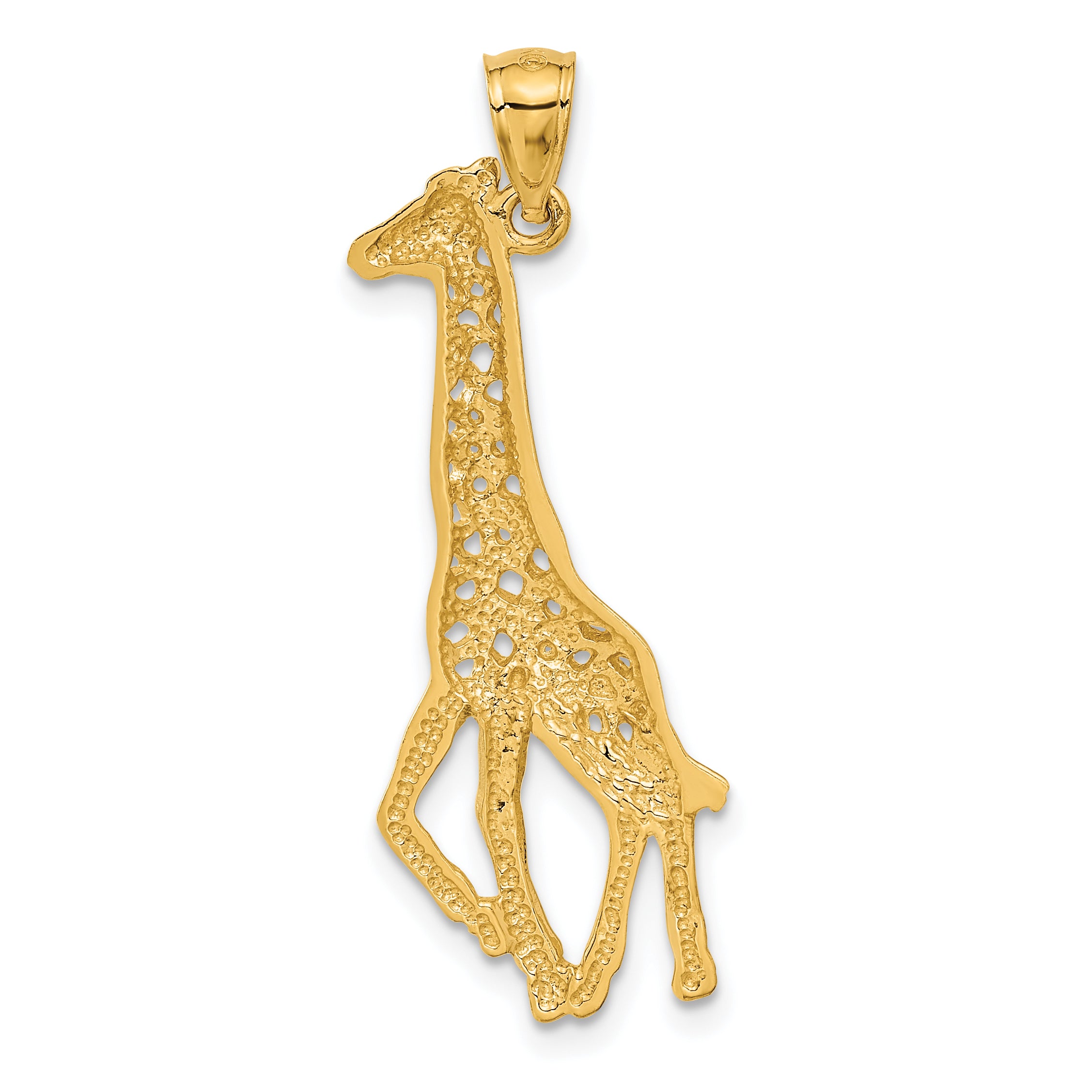 14k Giraffe Pendant