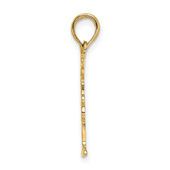 14k Gymnastics Floor Charm