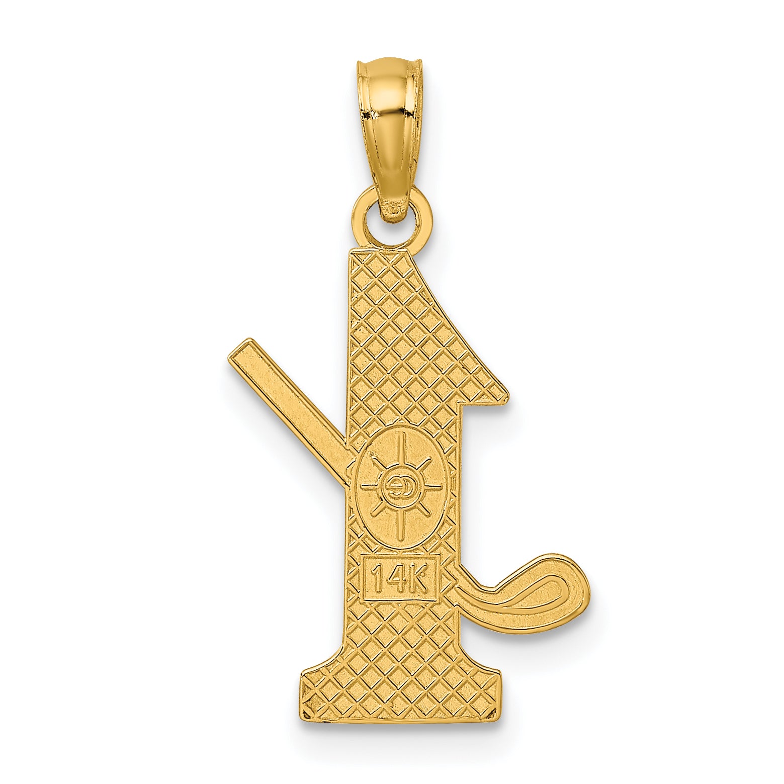 14k Golf Club and Ball on #1 Charm