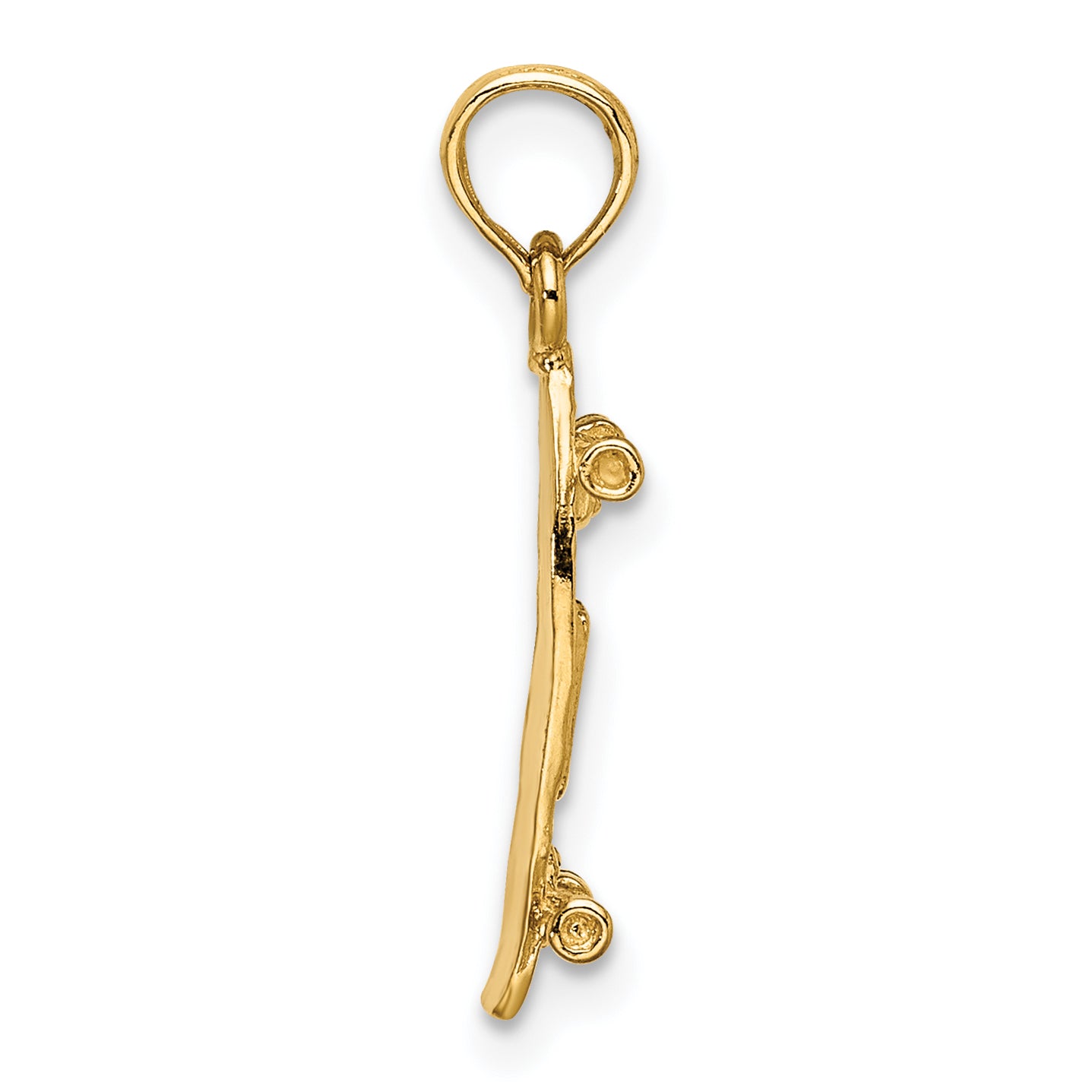 14k 3-D Skate Board Charm