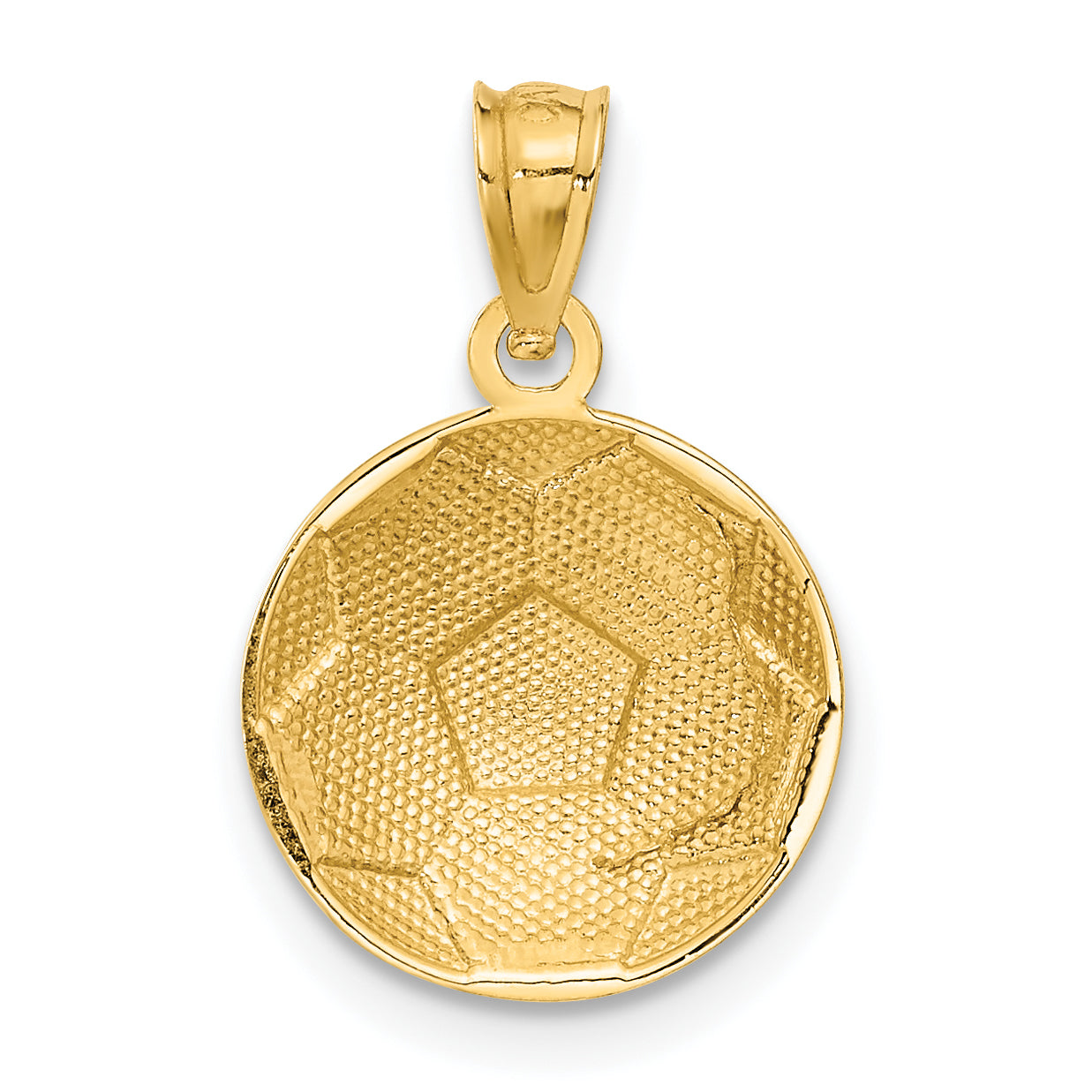 14k Soccer Ball Pendant