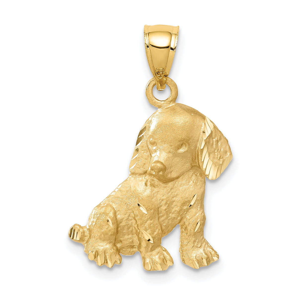 14k Dog Charm