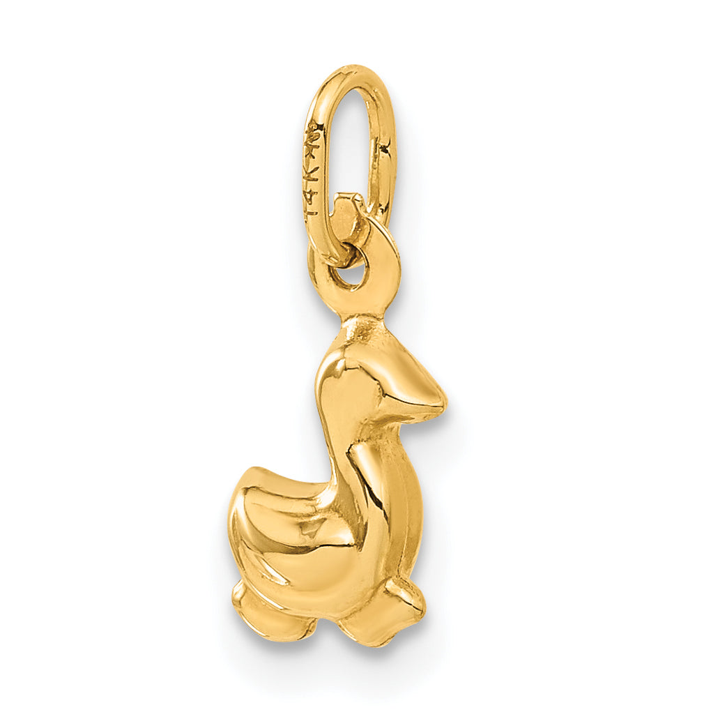 14k Duck Charm