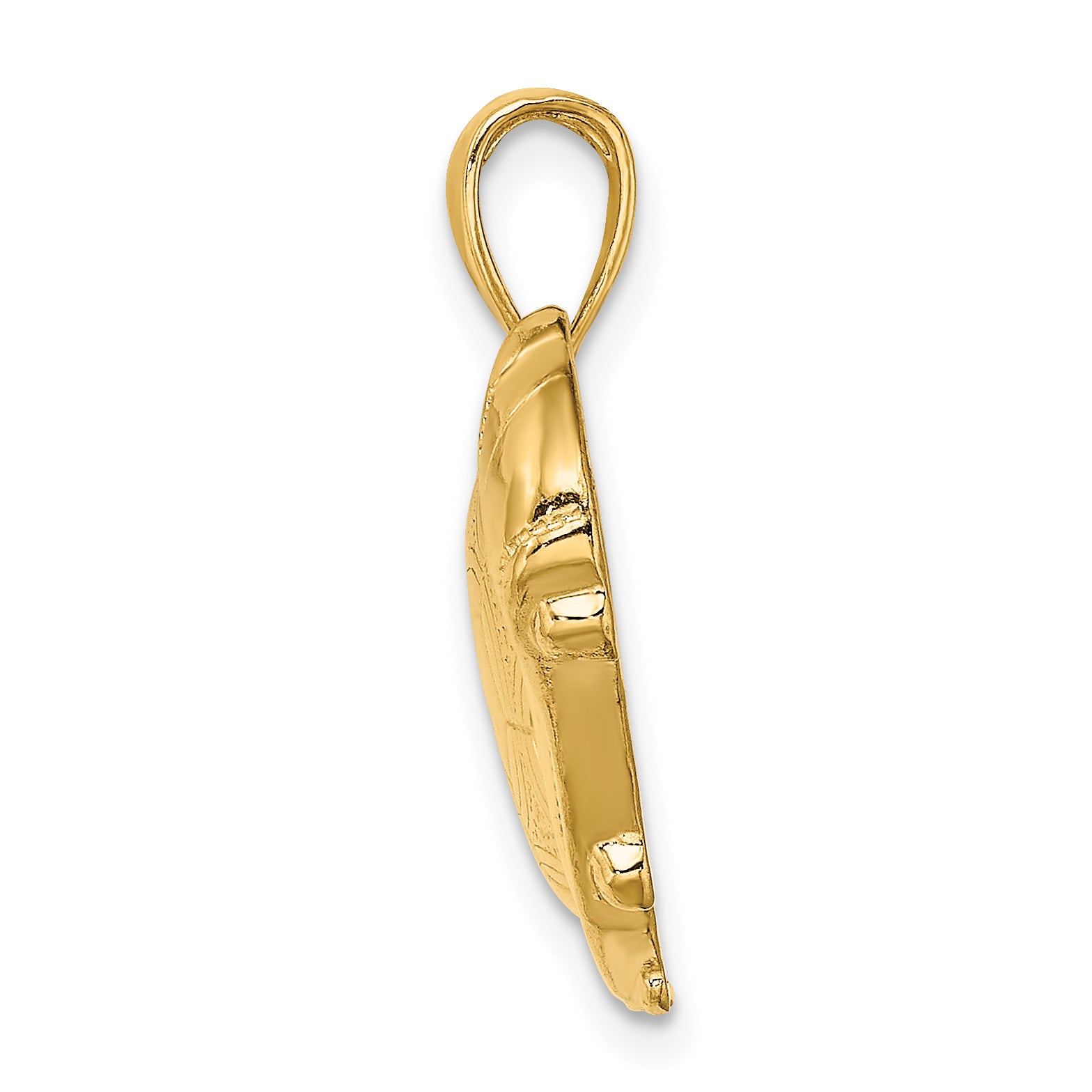 14k Soccer Shoe Kicking Ball Charm