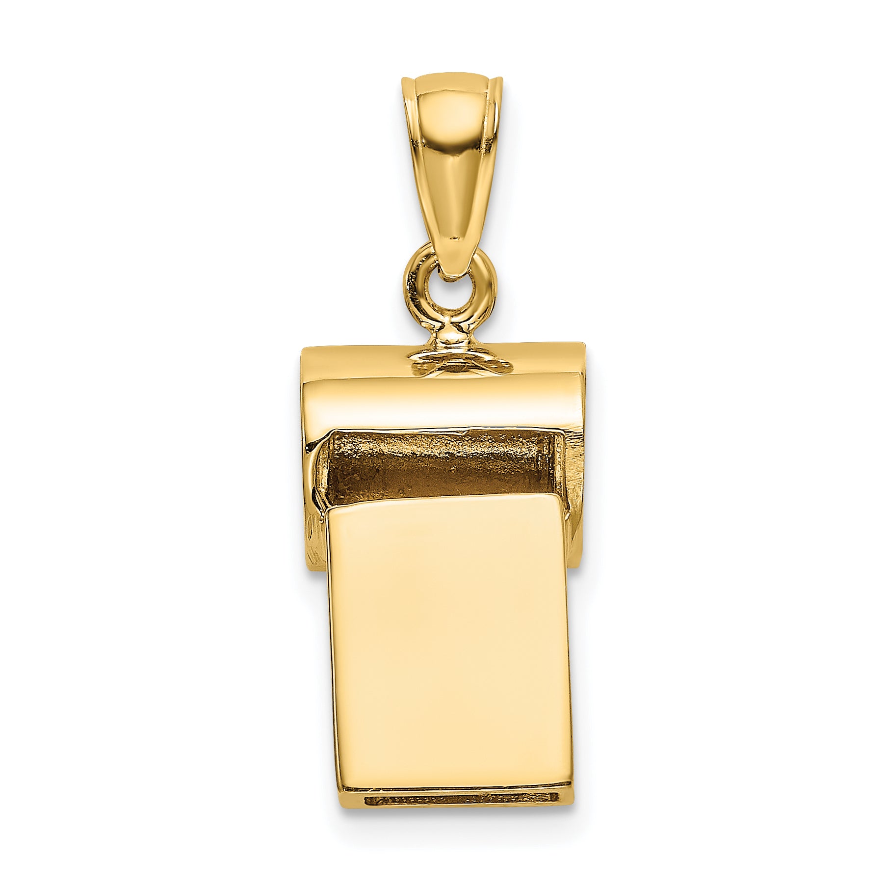 14k 3-D Whistle Charm