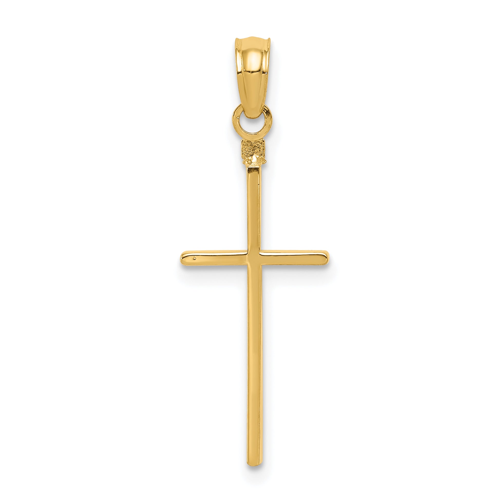 14k Polished Cross Pendant