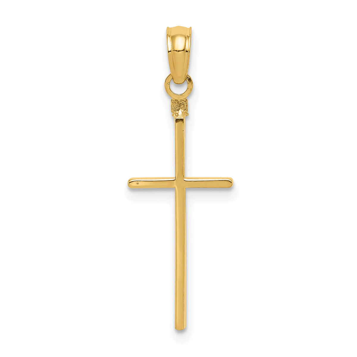 14k Polished Cross Pendant