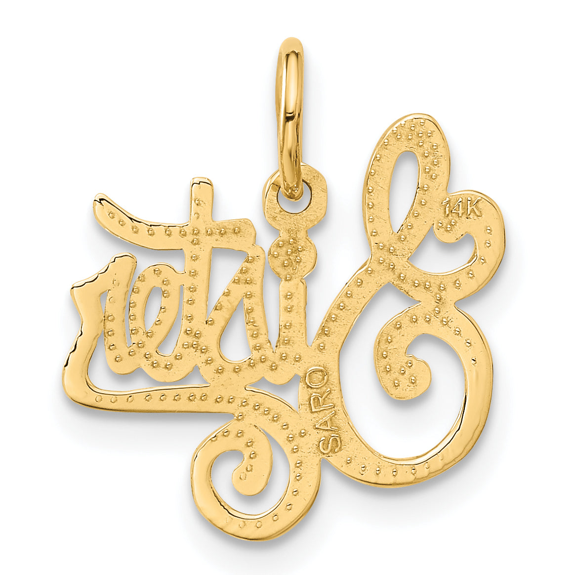 14k SISTER Charm