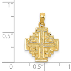 14k Jerusalem Cross Pendant