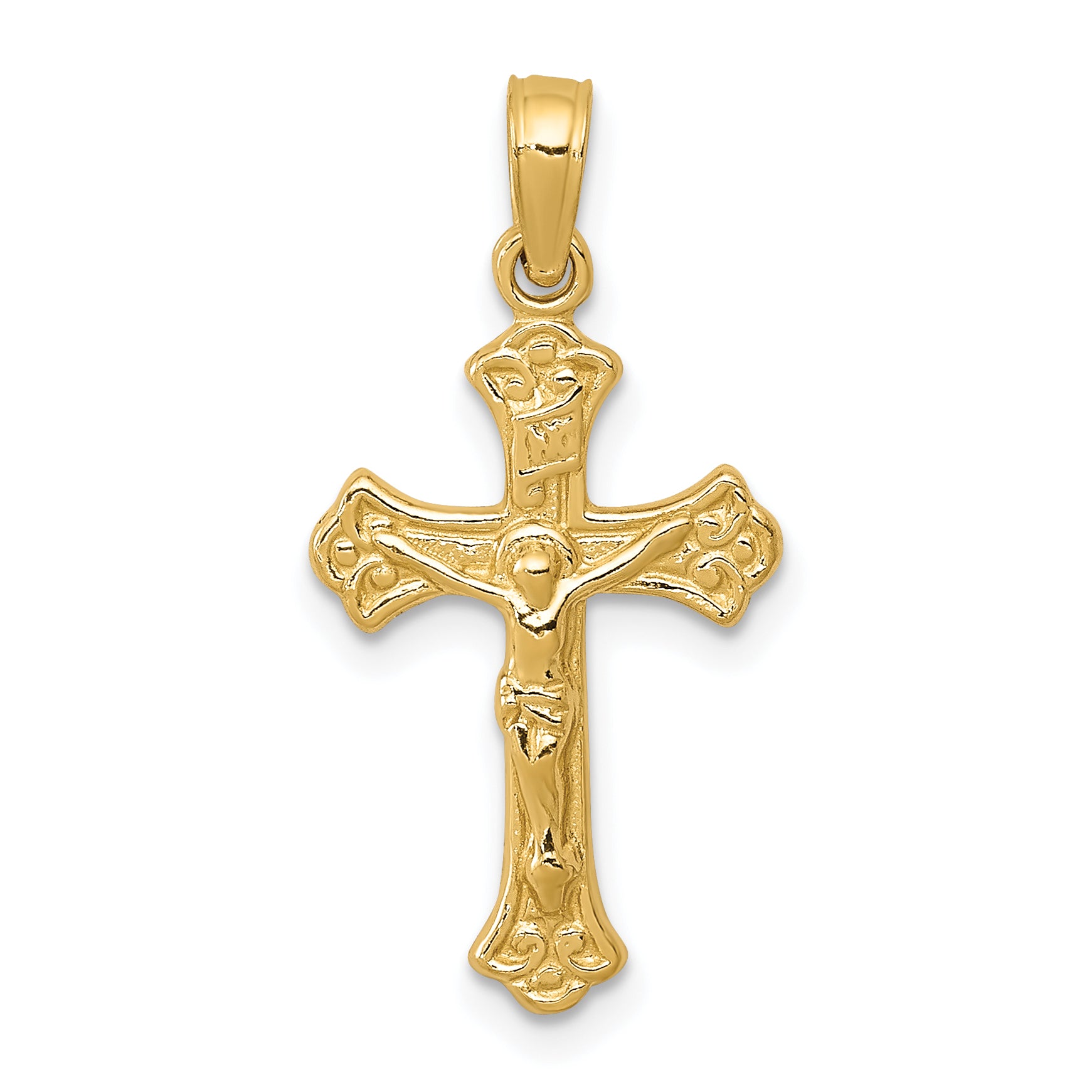 14k INRI Crucifix Charm