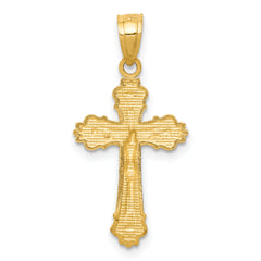 14k Small Crucifix Charm