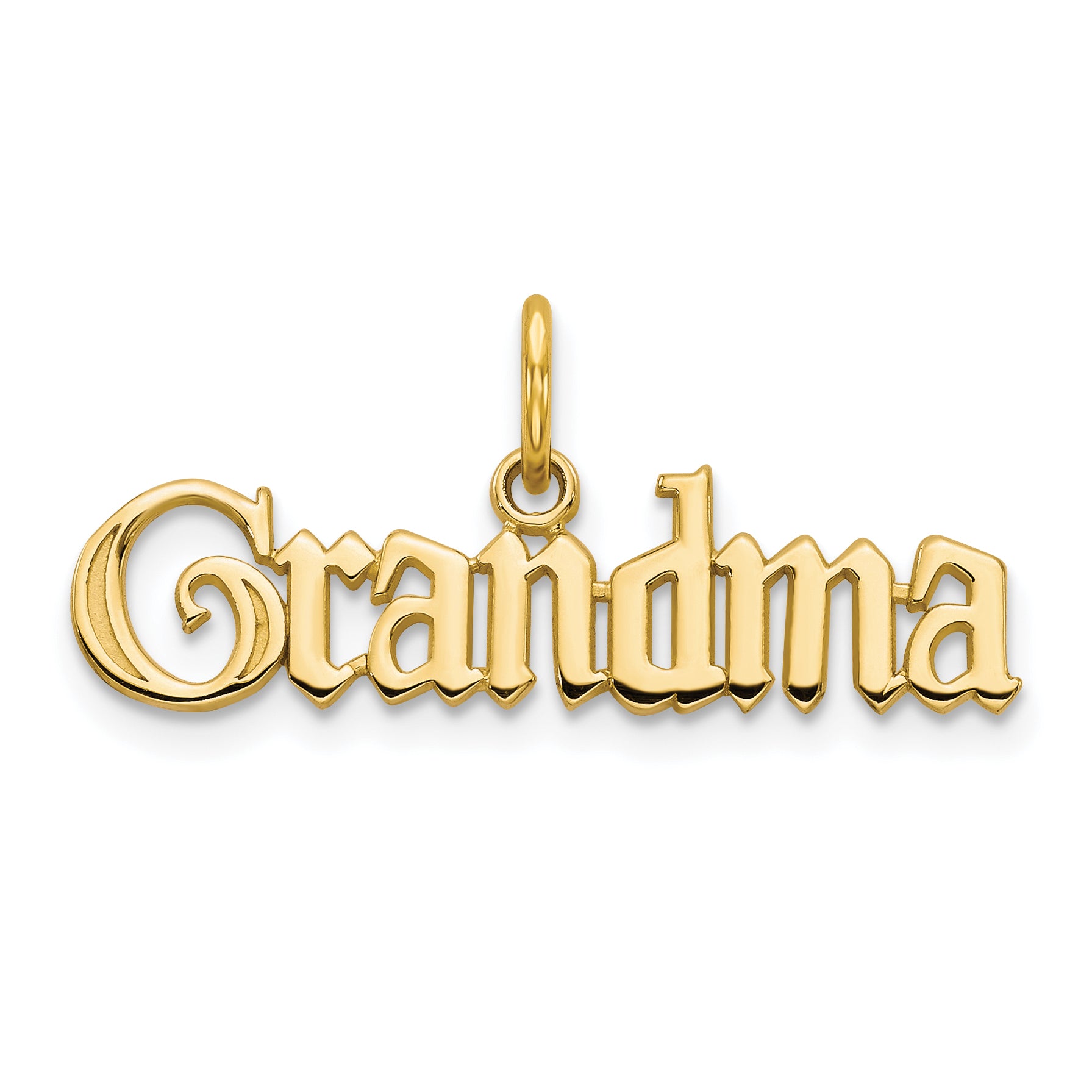 14k GRANDMA Charm