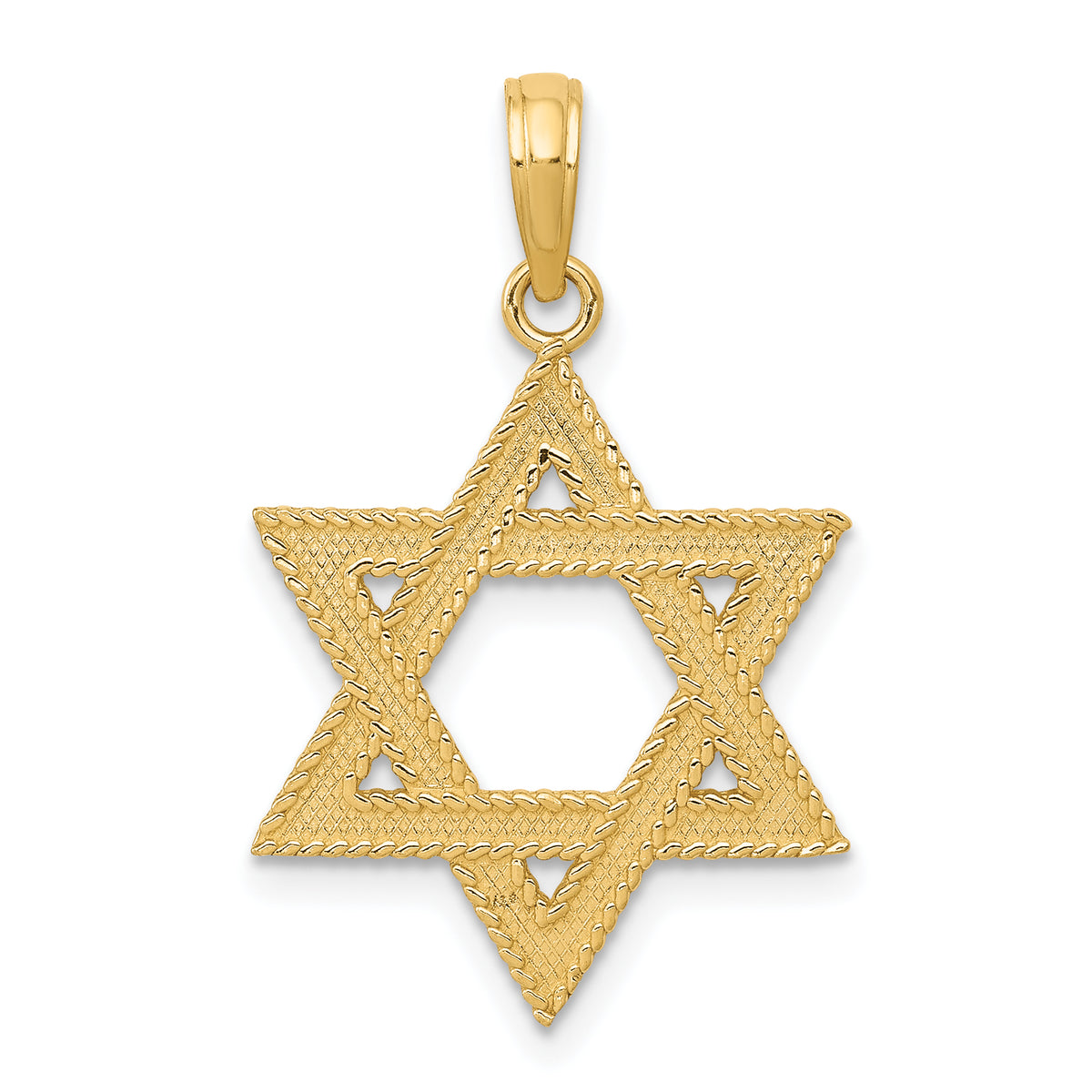 14k Star of David Pendant