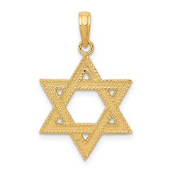 14k Star of David Pendant