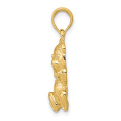 14k Teddy Bear Pendant