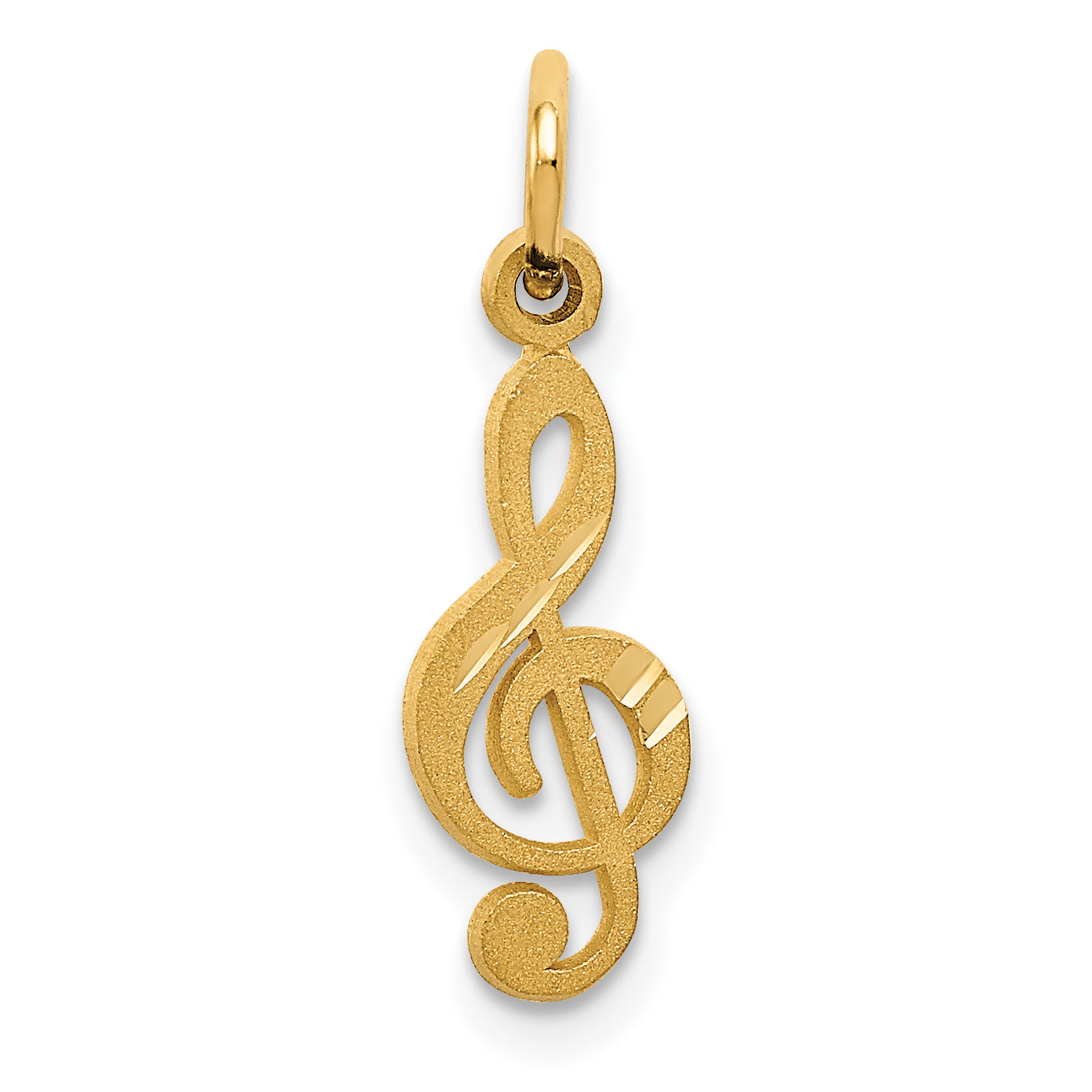 14k Treble Clef Charm