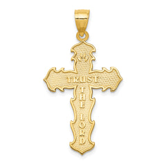 14k Passion Cross Pendant