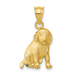 14k Dog Charm