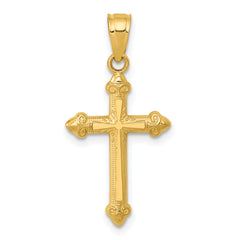 14k Passion Cross Pendant