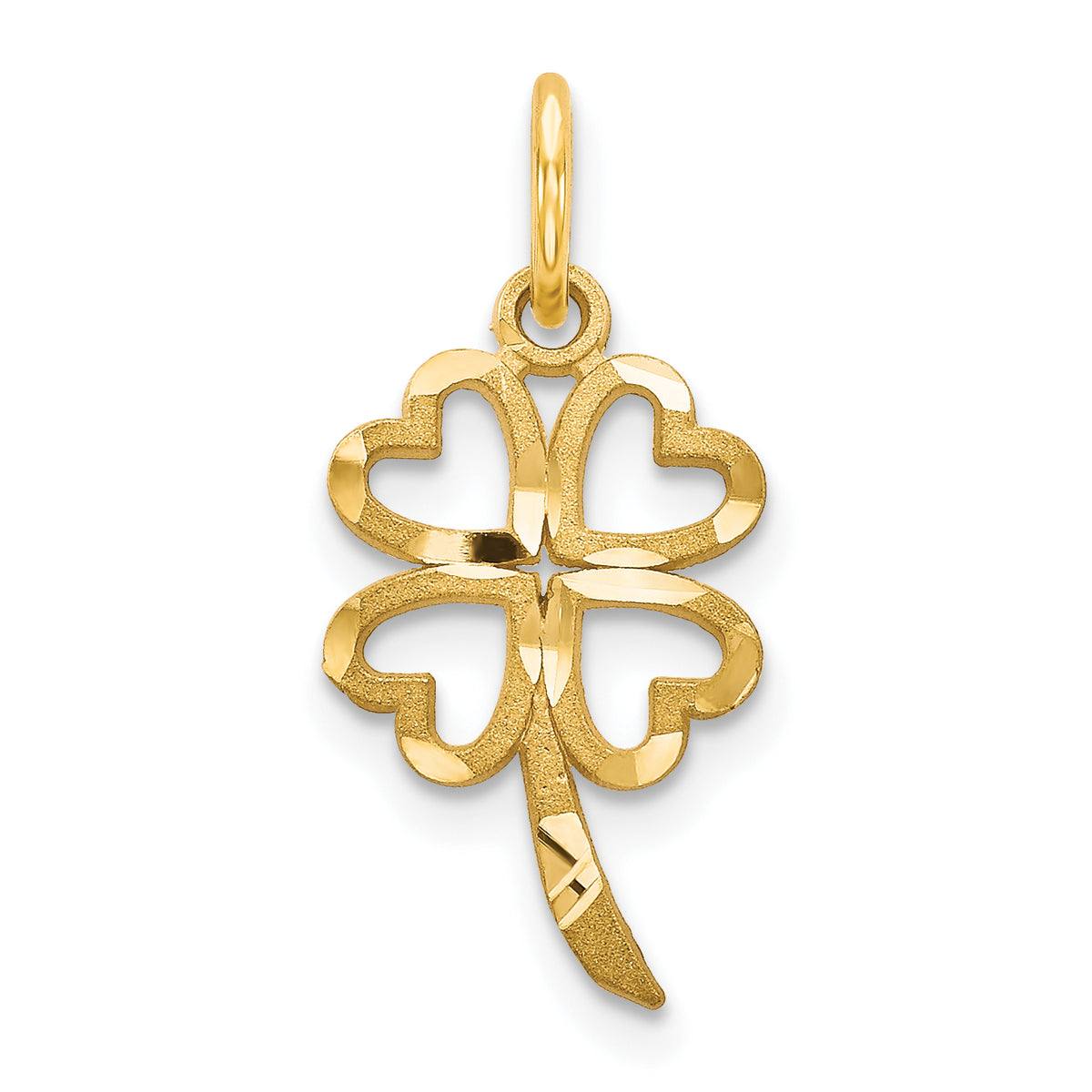 14k 4 Leaf Clover Charm