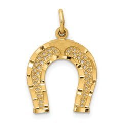 14k Horseshoe Charm