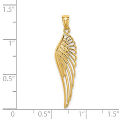 14K Angel Wing Pendant