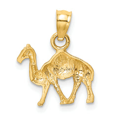 14K D/C Camel Pendant