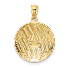 14K Soccer Ball Pendant