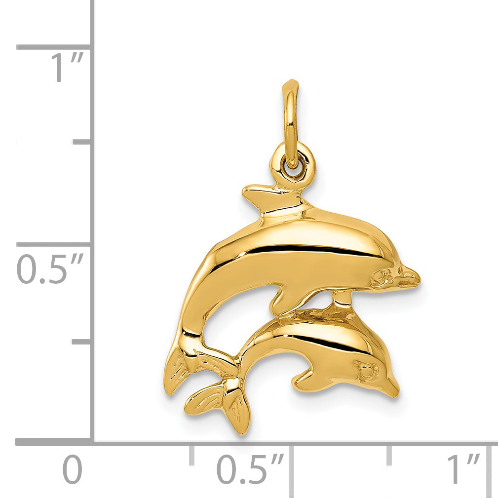 14k Dolphin Charm