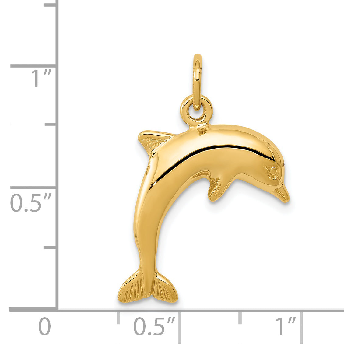 14k Dolphin Charm