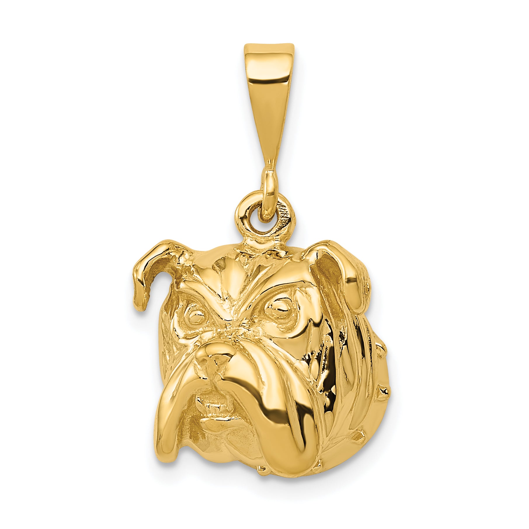 14k Bulldog Pendant