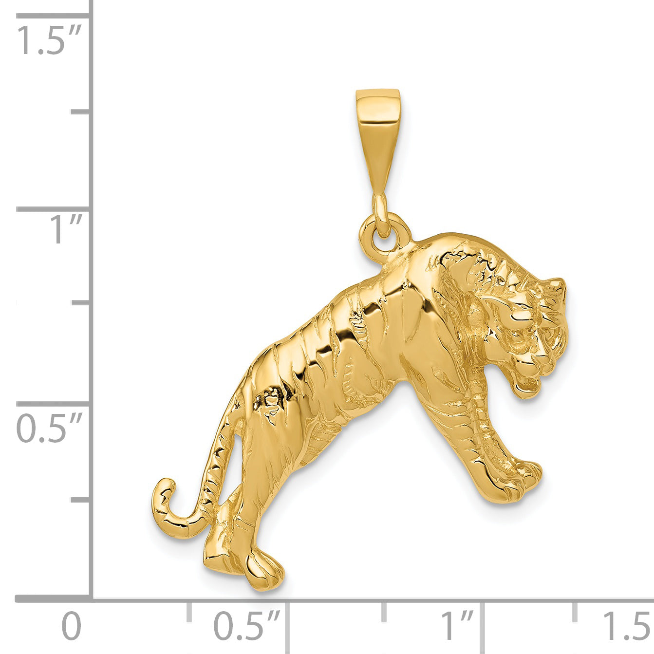 14k Tiger Charm