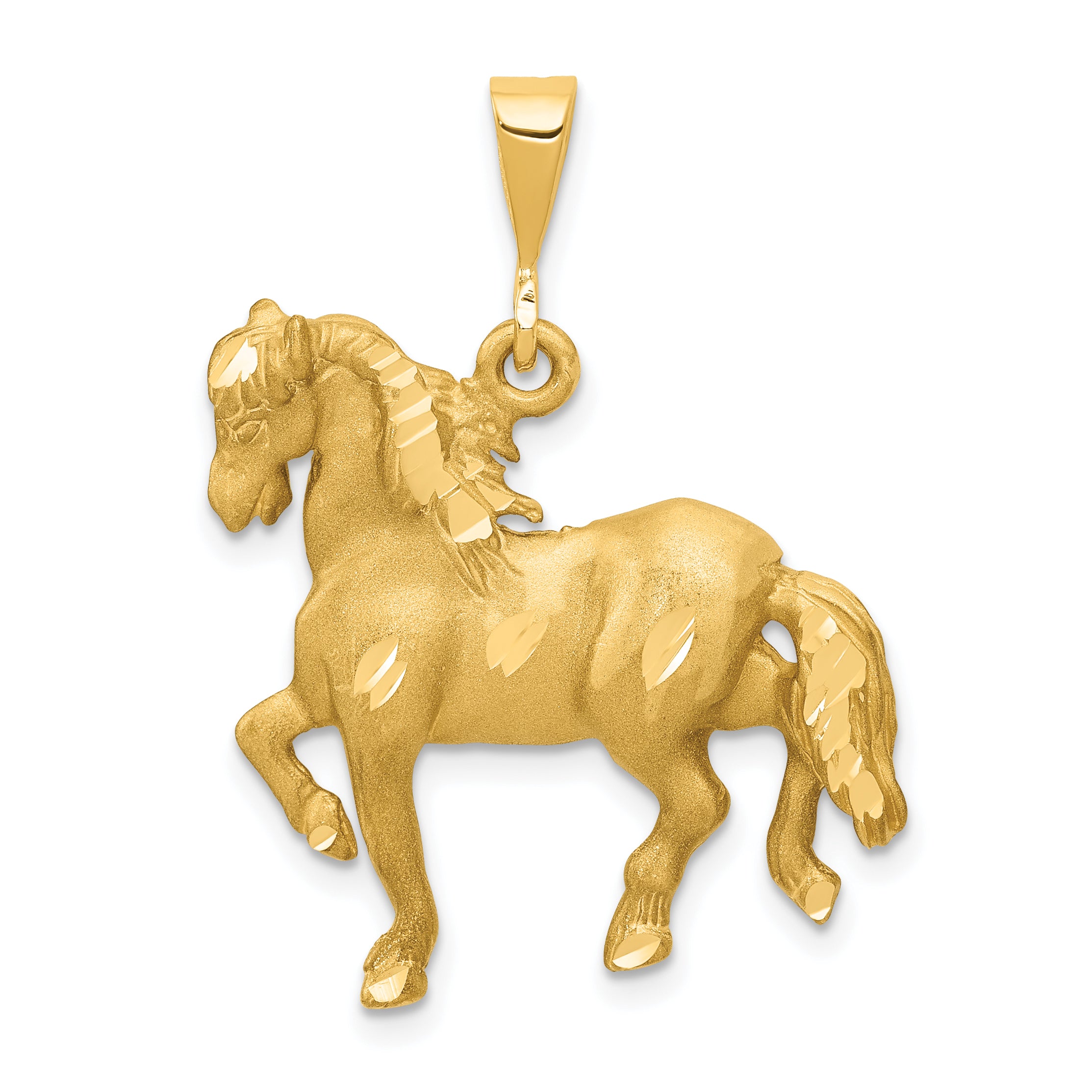 14k Horse Pendant