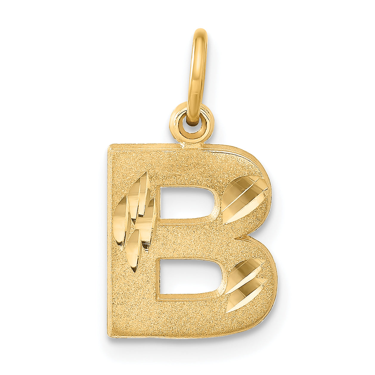 14k Letter B Initial Charm