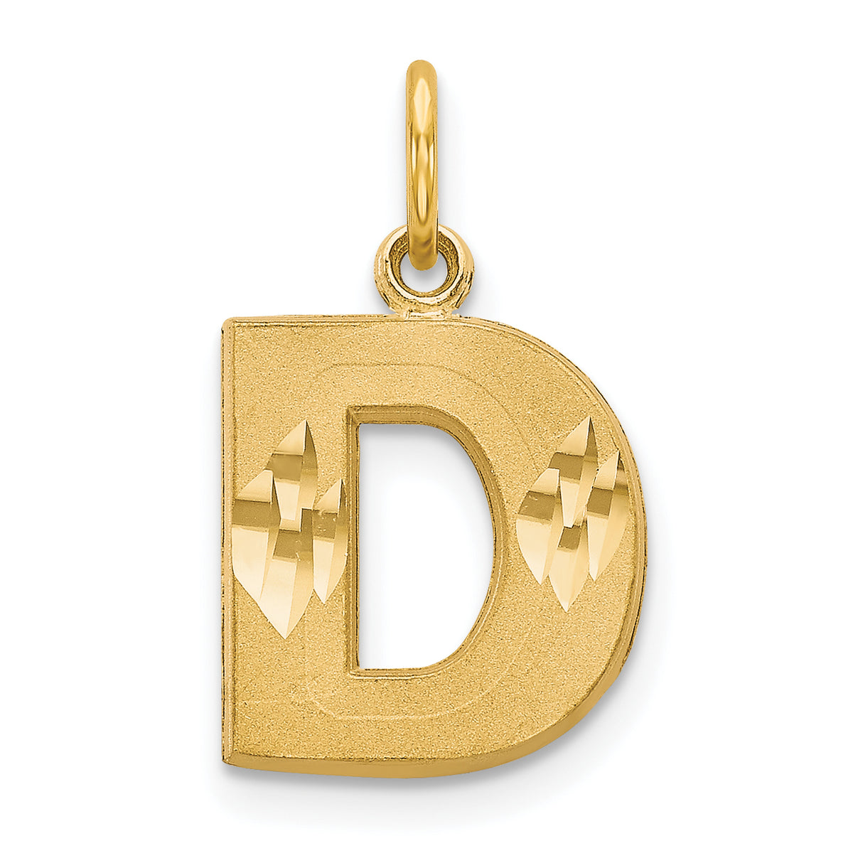 14k Letter D Initial Charm