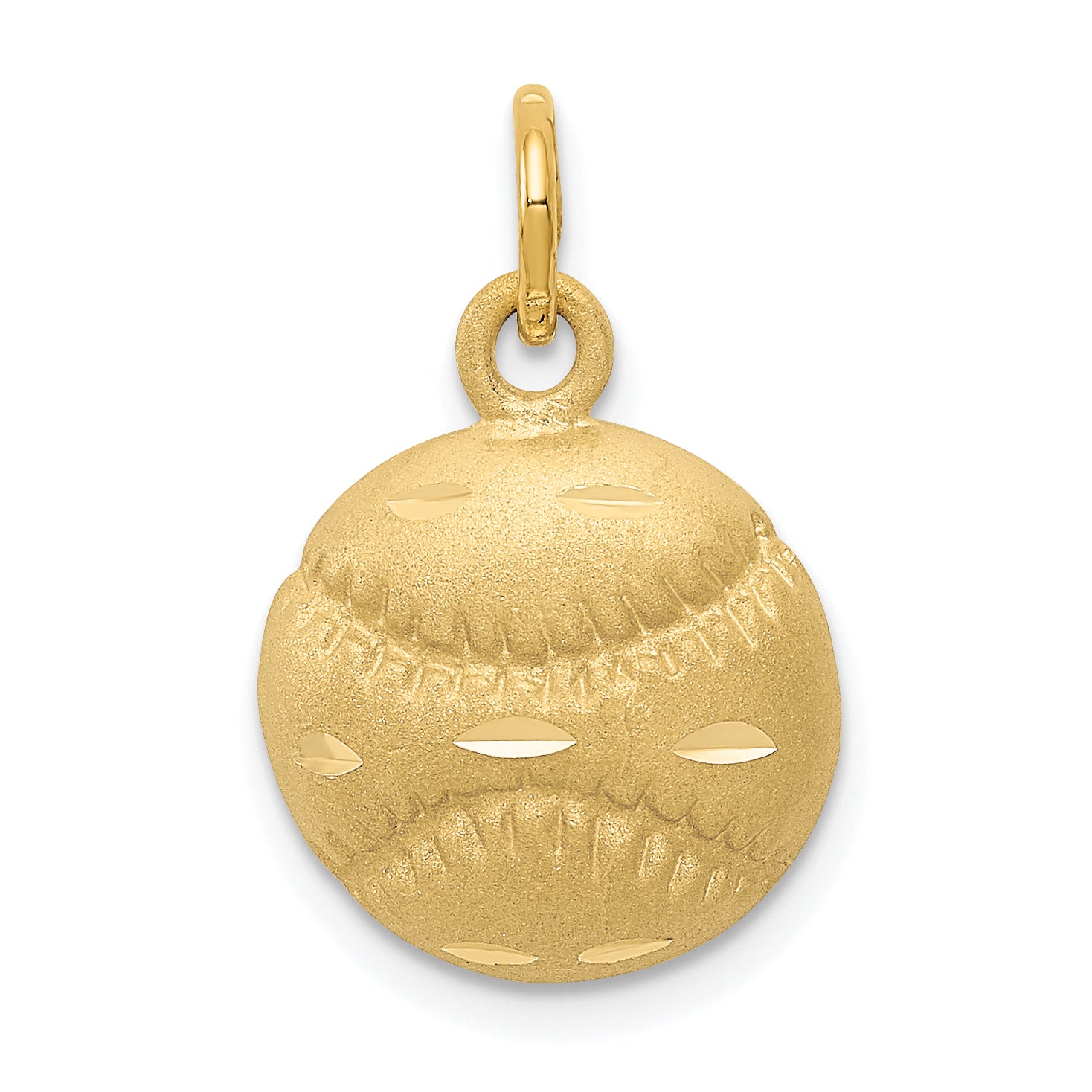 14k Baseball Charm