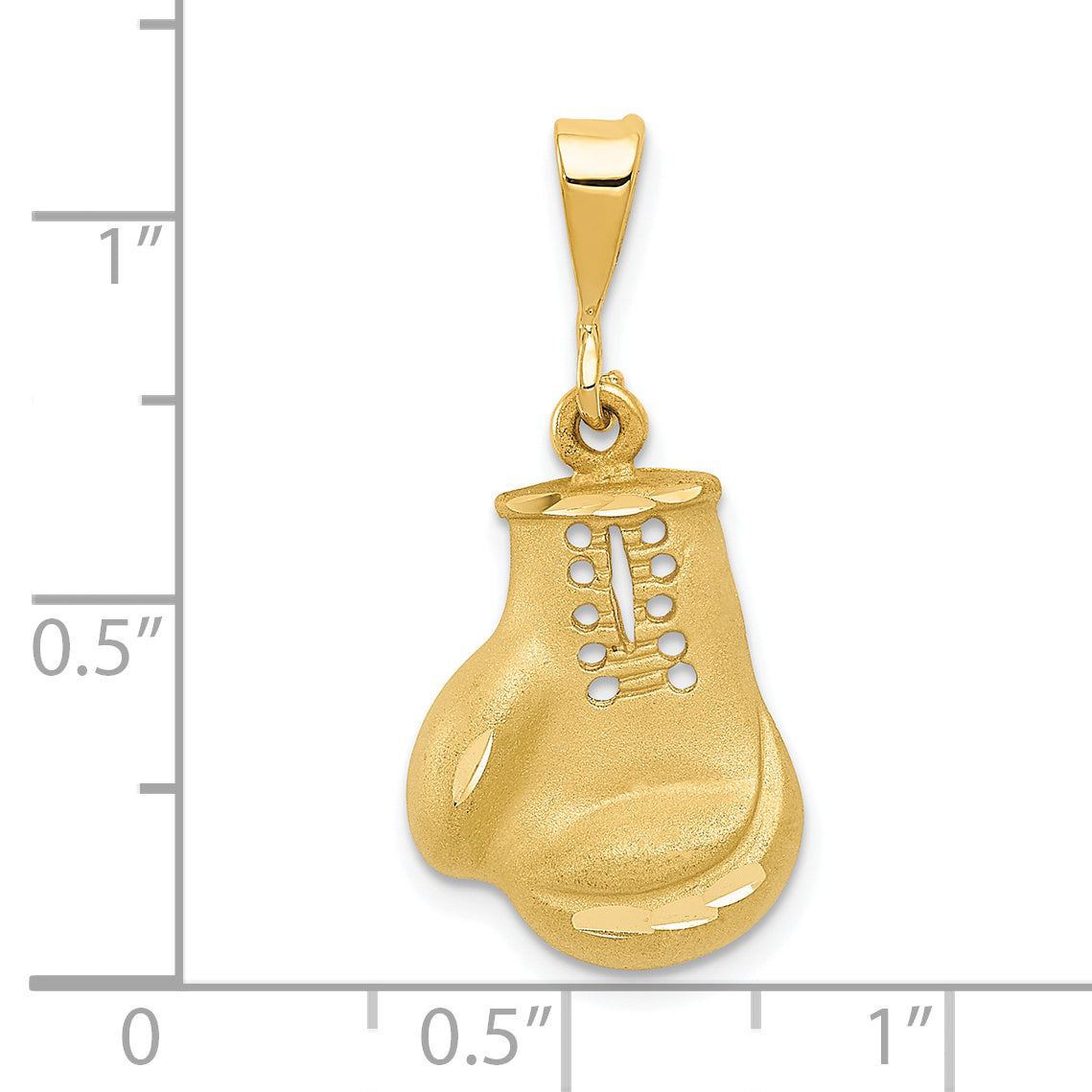 14k Boxing Glove Charm