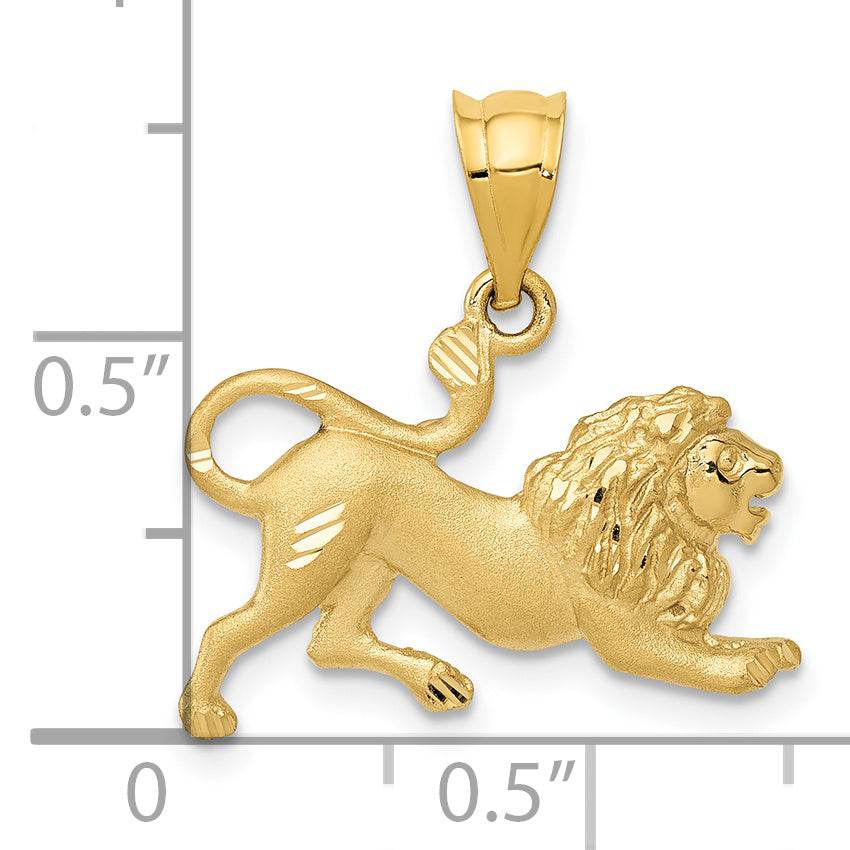 14k Lion Charm