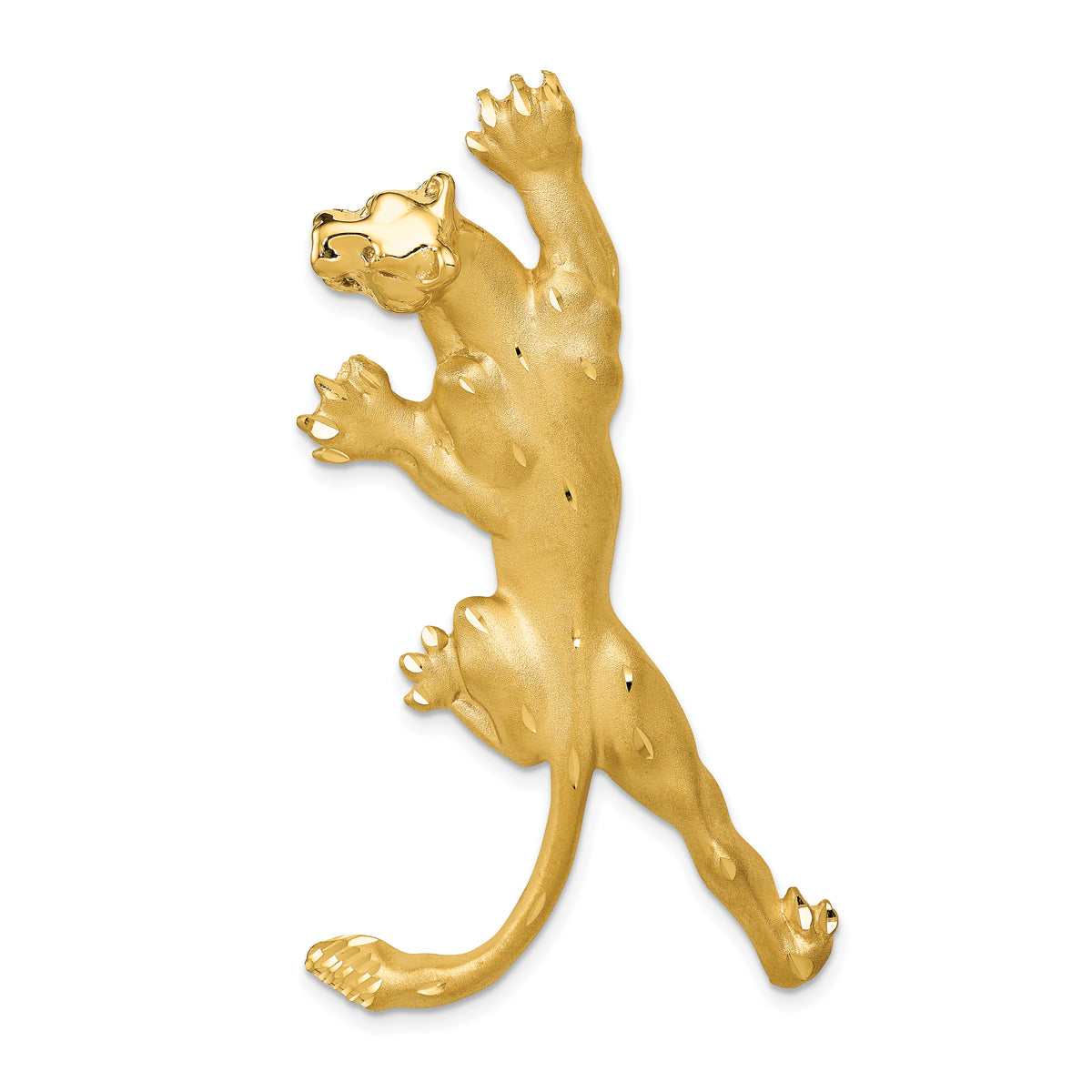 14k Panther Pendant