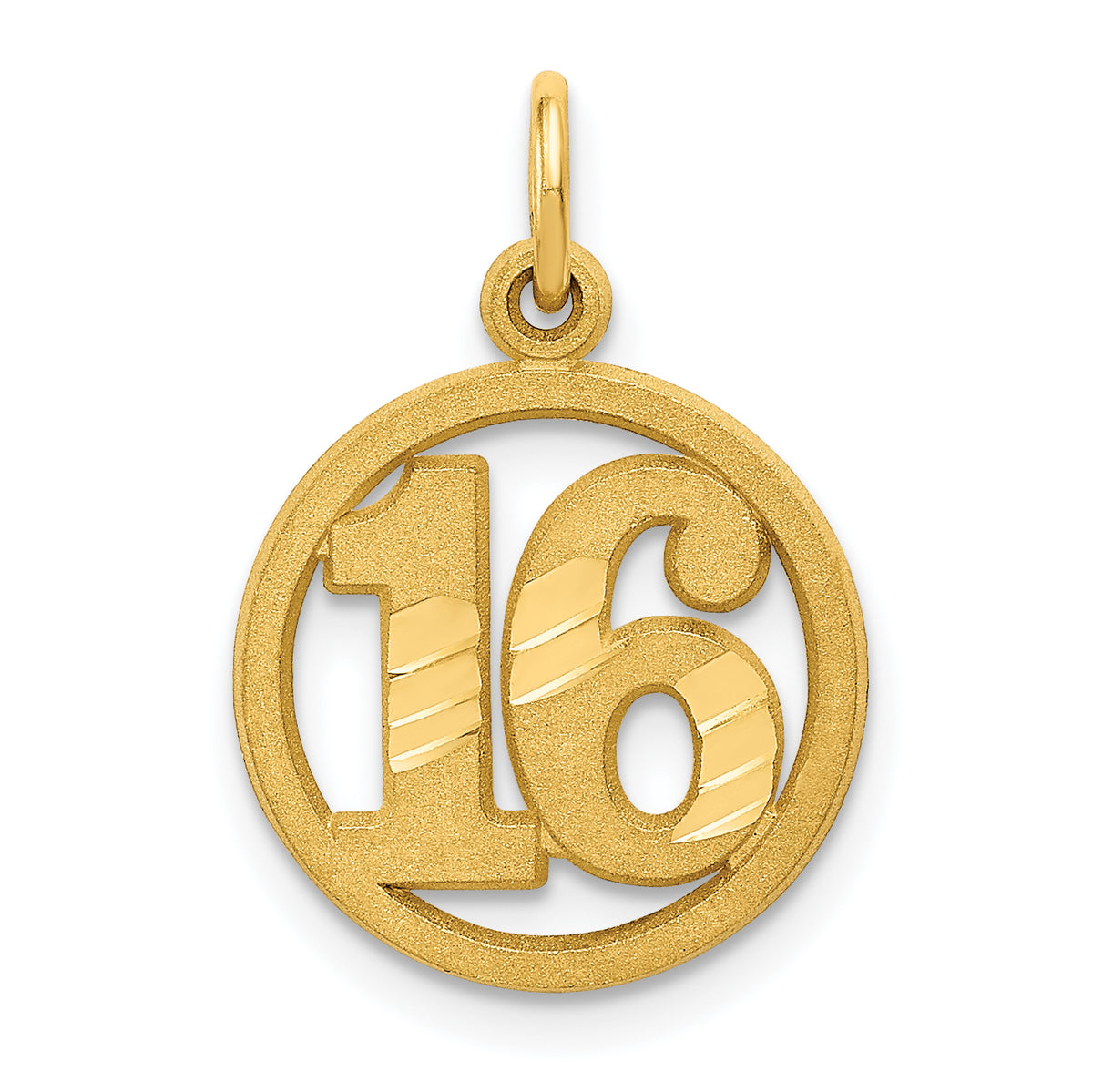 14k #16 in A Circle Pendant