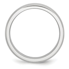 Cobalt Beveled Edge Satin 6mm Band