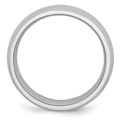 Cobalt Polished 8mm Half Round Band