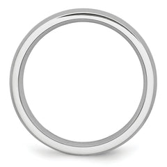 Cobalt Satin 5mm Half Round Band