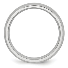 Cobalt Satin 6mm Half Round Band