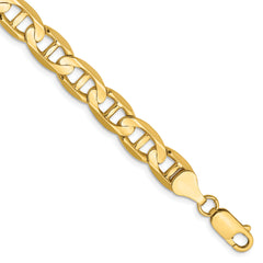 14k 8mm Concave Anchor Chain