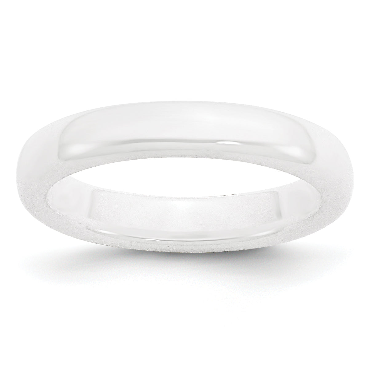 Ceramic White 4mm Polished Band