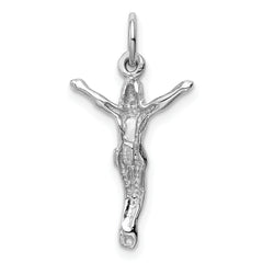 14k White Gold Jesus Charm