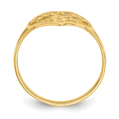 14k Sweet 16 Heart Ring