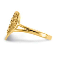 14k Sweet 16 Heart Ring